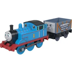 Thomas și prietenii: Locomotivă motorizată - Thomas & S.C. Ruffey - Mattel imaginea 2