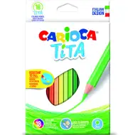 Tita set creioane colorate 18 bucăţi - Carioca