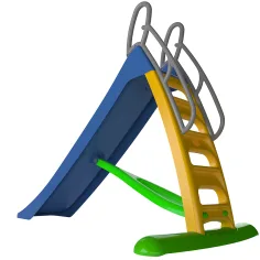 Tobogan Speed cu protecție de siguranță de culoare albastră 170cm imaginea 2