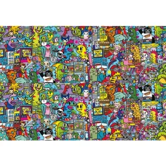 Puzzle panoramic Tokidoki, 1000 de piese - Clementoni imaginea 2