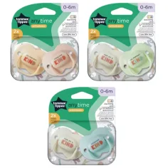 Tommee Tippee: Anytime set de suzete 2 bucăți (0-6 luni)