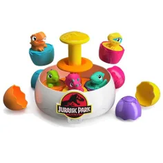 Toomies: Jurassic World Spin & Hatch Dino Eggs set de joacă imaginea 3