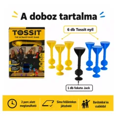 Tossit Starter Pack albastru-galben cu discuri de silicon pentru darts imaginea 2
