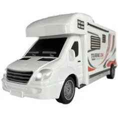Touring Car autocaravană cu telecomandă RC cu lumină 27MHz scara 1/32 25cm imaginea 3