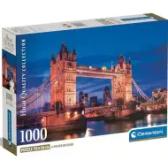 Tower Bridge noaptea HQC 1000 bucăți puzzle cu poster - Clementoni
