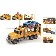 Toystar Car Transporter camion cu sunete și lumini 36cm imaginea 2
