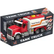 ToyStar vehicul transport de combustibil culoarea roșie cu efecte de sunete și lumini 36cm
