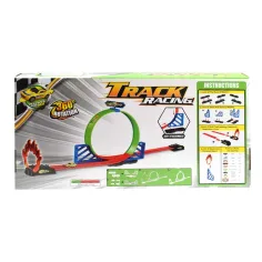 Track Racing 360° Super circuit de curse cu 1 mașină mică imaginea 2