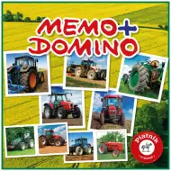 Tractoare Memo - Domino joc de societate în limba maghiară - Piatnik