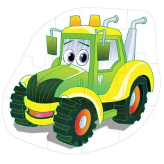 Tractor uriaș puzzle de podea 12 bucăți imaginea 2