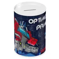 Transformers - Optimus Prime pușculiță metal 10x15cm