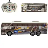 Travel City Bus Telecomandă RC cu lumină 27MHz scara 1/32 25cm