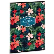 Tropical Wildblume caiet cu pătrățele A4