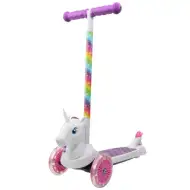 Trotinetă trei roți formă unicorn