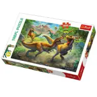 Tyrannosaurus luptător 160 bucăţi puzzle - Trefl