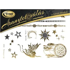 TyToo: Tatuaj de aur Dreamcatcher, set de zână 21x15cm