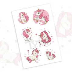 TyToo: Unicorn abțibild tatuaj imaginea 2