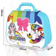 Unicorn pink măsuță pentru frumusețe cu accesorii 23x28x9cm