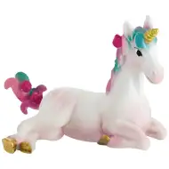 Unicorn pui cu coarne auriu figurină de joacă - Bullyland