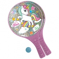 Unicorn set tenis de ștrand cu minge