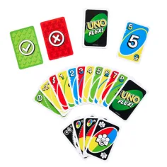 UNO Flex joc de cărți - Mattel imaginea 2
