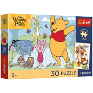 Ursulețul Winnie și prietenii săi puzzle premium 30 piese - Trefl