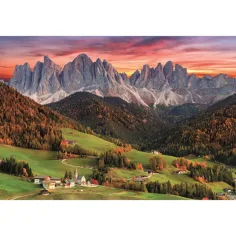 Val Di Funes, Italia HQC puzzle 2000 bucăți - Clementoni imaginea 2