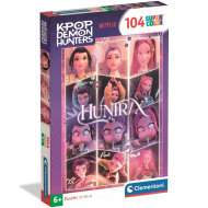 Vânători de demoni K-Pop Huntrix SuperColor puzzle 104 piese – Clementoni
