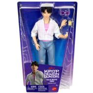 Vânătorii de demoni K-Pop: Păpușa de modă Jinu din Saja Boys cu accesorii – Mattel
