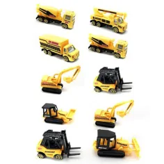 Vehicule de muncă scara 1:64 set de 10 bucăți imaginea 2