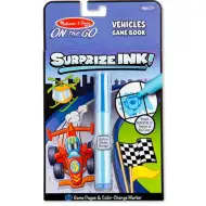 Vehicule Game Book caiet cu pix magic - Melissa&amp;Doug