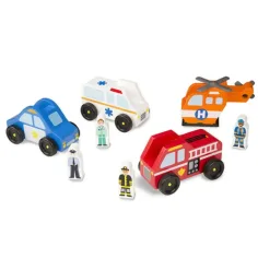 Vehicule şi figurine lemn - Melissa & Doug imaginea 2