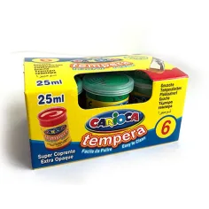 Verde deschis tempera în tub 6x35g - Carioca imaginea 2