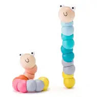 Vierme jucărie creativă de baby colorat - Woodyland