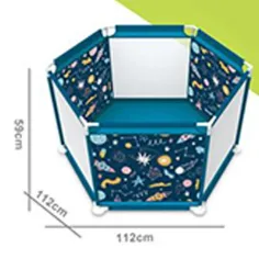 VivaKids Astronaut Baby Play Fence loc de joacă 112x59cm imaginea 2