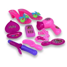 Vogue Girl: set de frumusețe din 10 piese cu pantofi, telefon și accesorii de coafură imaginea 2