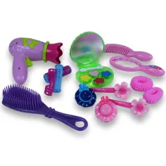 Vogue Girl: set de frumusețe din 13 piese cu agrafe, uscător de păr și accesorii imaginea 2