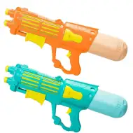WaterWow: Pistol de apă cu rezervor în două variante, 50 cm, rază de tragere de 8 metri.