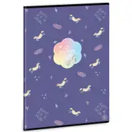 Wonderland unicorn caiet cu pătrățele A4