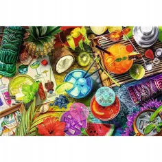 Wood Craft: Cocktailuri colorate lemn puzzle 500+1 bucăți - Trefl imaginea 3