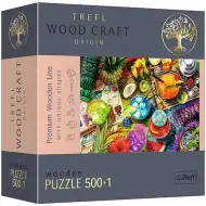 Wood Craft: Cocktailuri colorate lemn puzzle 500+1 bucăți - Trefl