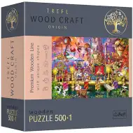 Wood Craft: Lume magică lemn puzzle 500+1 bucăți - Trefl