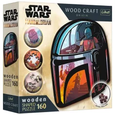 Wood Craft: Star Wars - Un puzzle premium din lemn de 160 de piese - Trefl