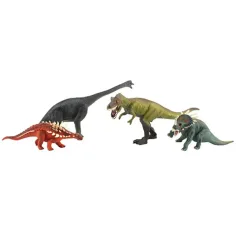 World Of Animals: Dinozauri 4 bucăți set de joacă imaginea 2