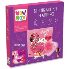 WowBox: Imagine cu fir luminos - Flamingo imaginea 1