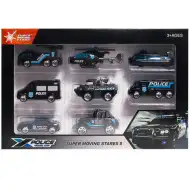 X-Police set mașini de poliție 8 bucăți