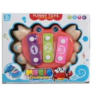 Xilofon colorat formă rac