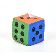 Zar moale colorat cu zornăitoare 13cm