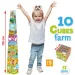 10 Cube Joc de construit cu cuburi - Fermă imaginea 2