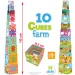 10 Cube Joc de construit cu cuburi - Fermă imaginea 3